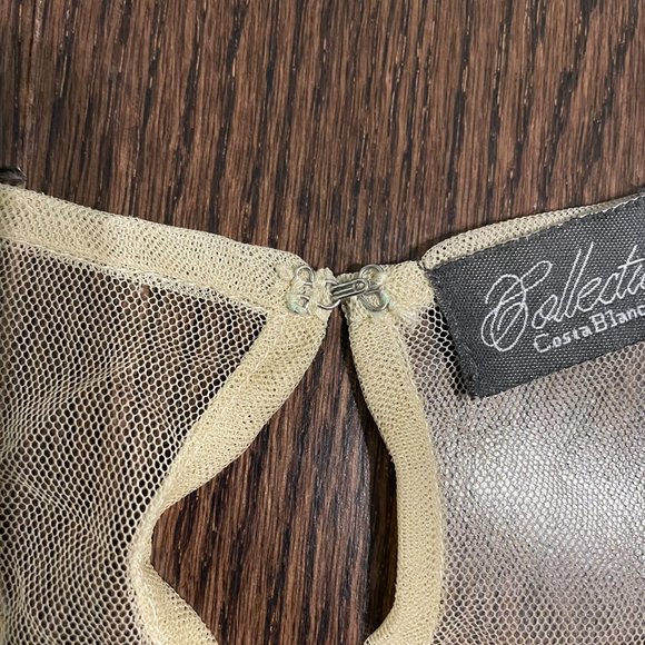 Costa Blanca Beaded Mesh Top - Picture 9 of 10